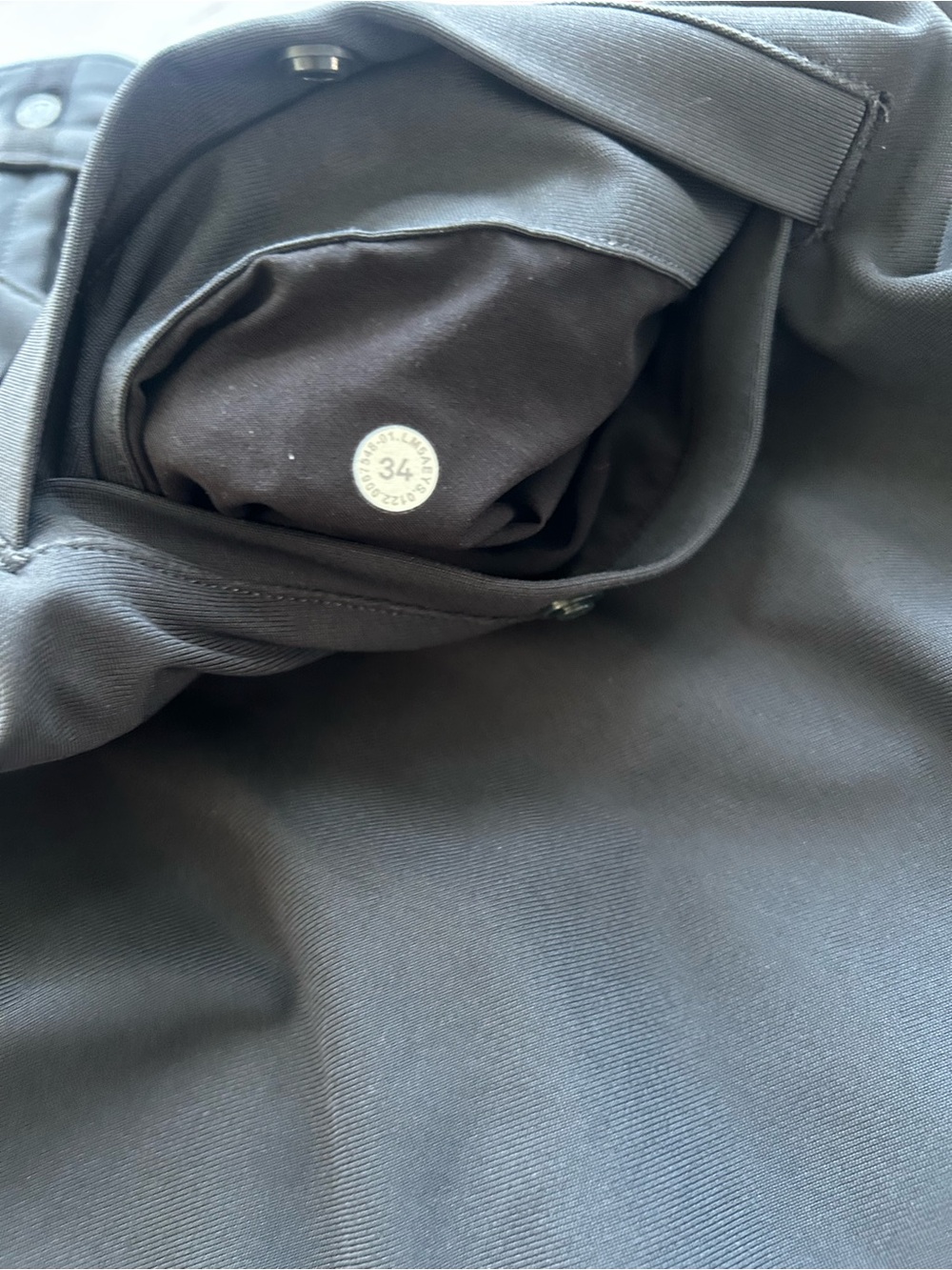 lululemon athletica Men's Slim Chino Pants - Charcoal size 34 - Picture 5 of 8